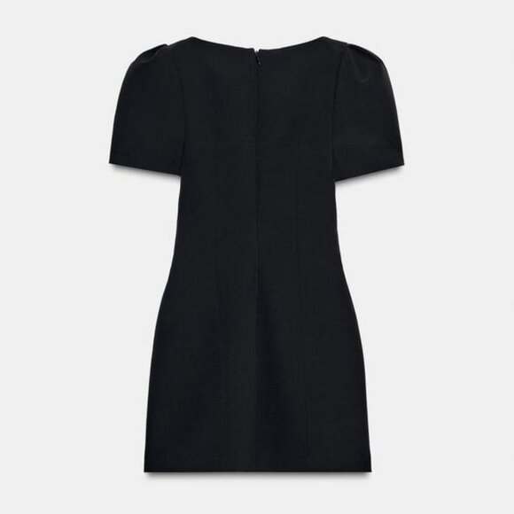 ZARA PLEATED SHORT DRESS WITH POCKETS - Picture 6 of 7